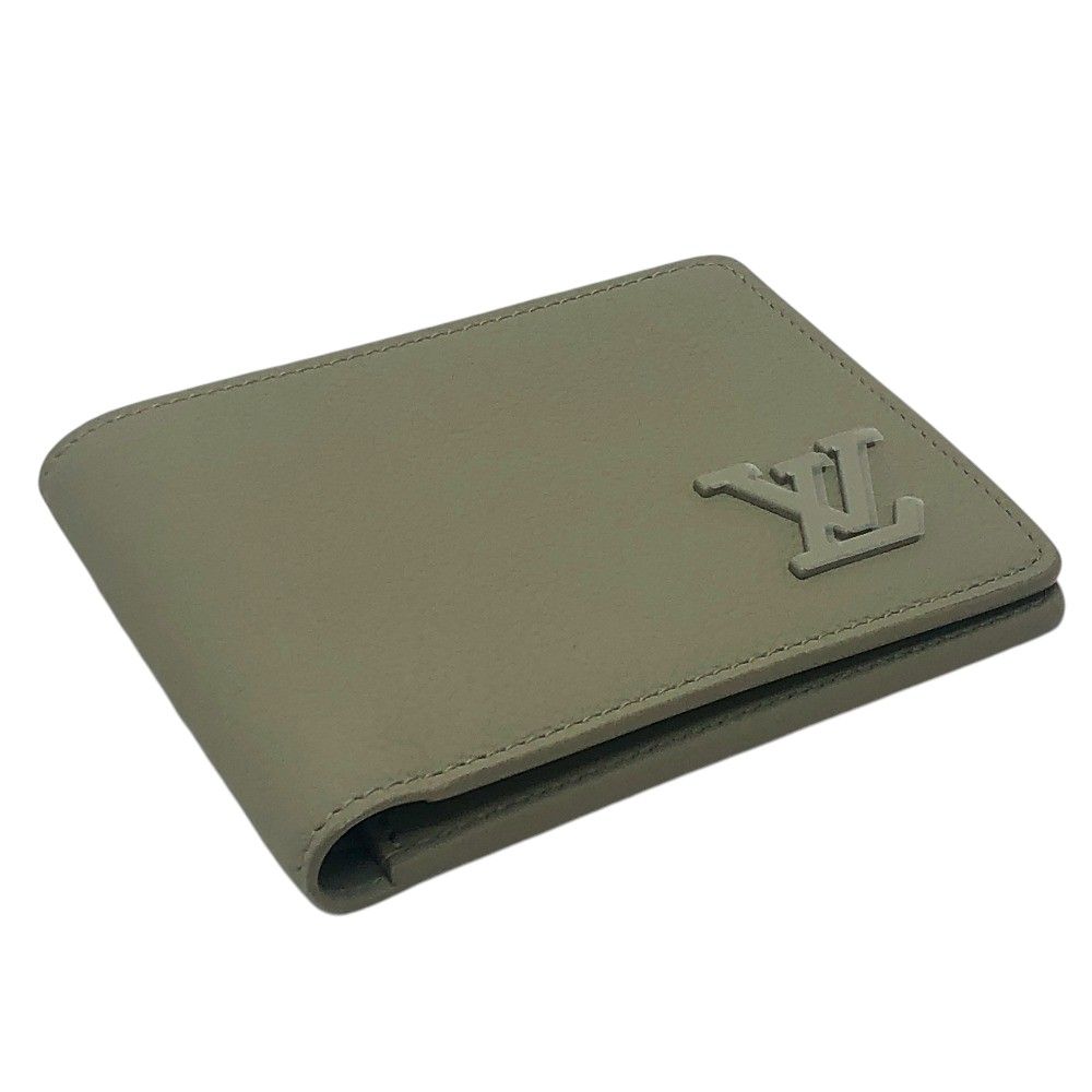 Louis Vuitton Bifold Wallet Portefeuille Multiple Taurillon Leather Sage — view 2