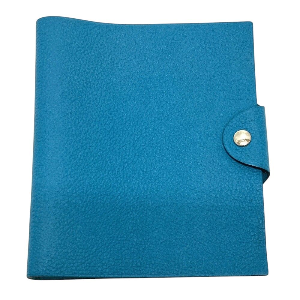 Hermes Notebook Cover Ulysse PM Togo Blue Agenda