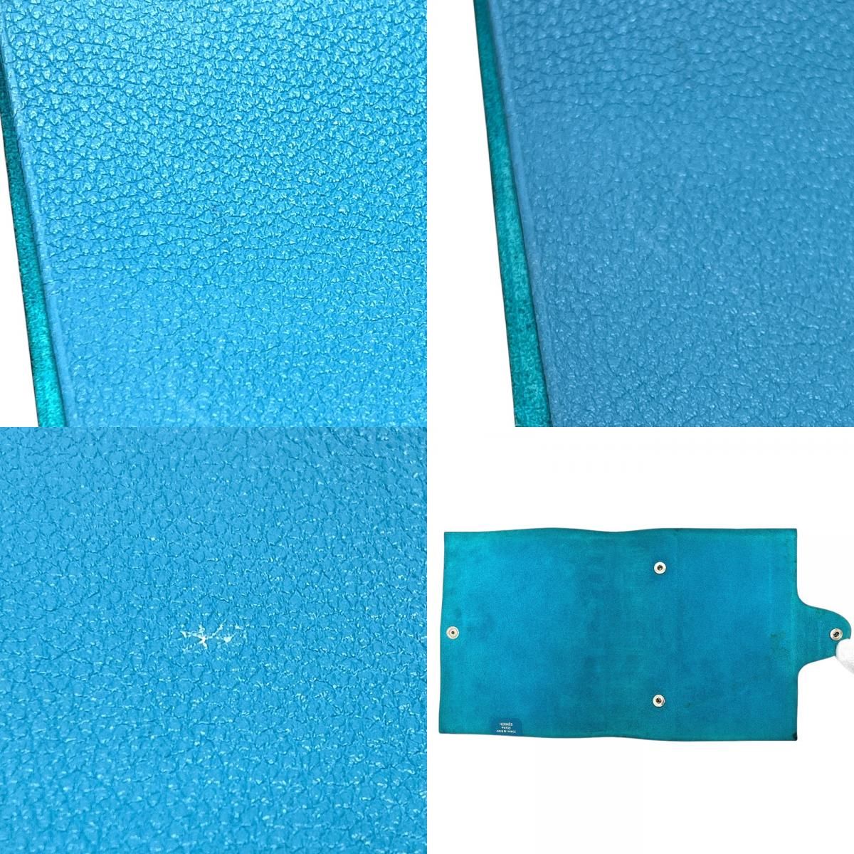 Hermes Notebook Cover Ulysse PM Togo Blue Agenda — view 7