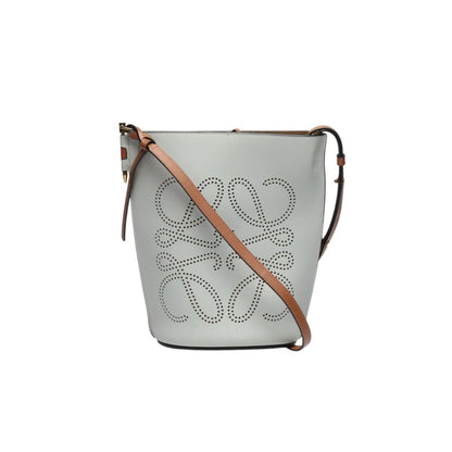 Loewe Gate Bucket Bag Anagram Gray — view 2