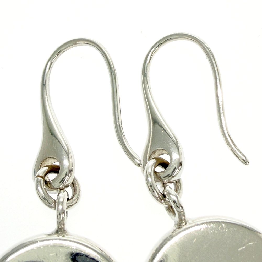 Gucci Silver Logo Round Hook Earrings — view 7