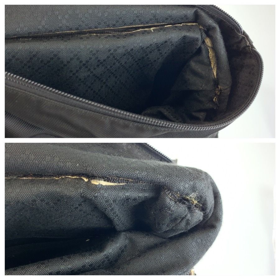Gucci Bamboo Black Nylon Handbag — view 5
