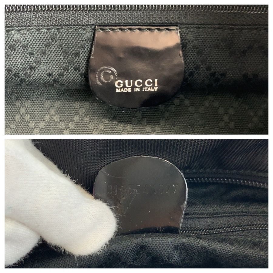 Gucci Bamboo Black Nylon Handbag — view 3