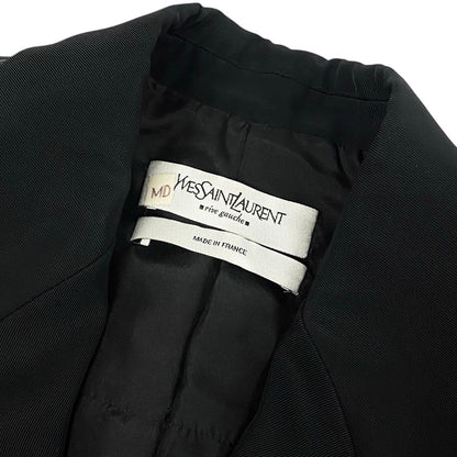 Saint Laurent Rive Gauche Tailored Jacket Black — view 8