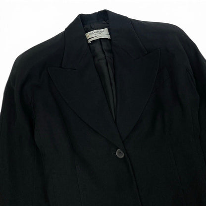 Saint Laurent Rive Gauche Tailored Jacket Black — view 5