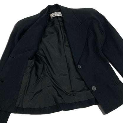 Saint Laurent Rive Gauche Tailored Jacket Black — view 4