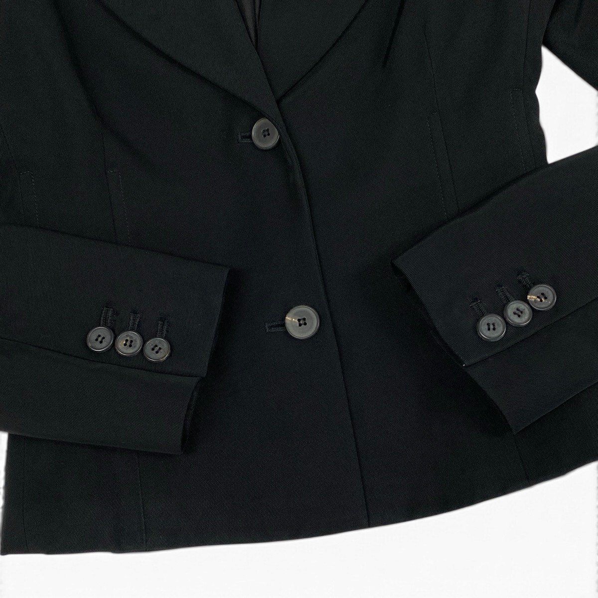 Saint Laurent Rive Gauche Tailored Jacket Black — view 6