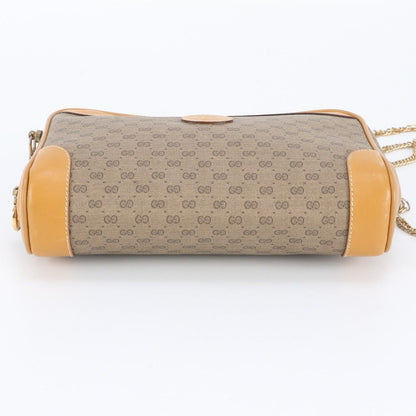 Gucci Vintage Micro GG 014 89 Leather Chain Shoulder Bag — view 6