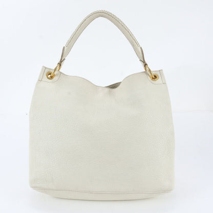 Prada White Tag Vitello Daino Leather Shoulder Bag Tote — view 3