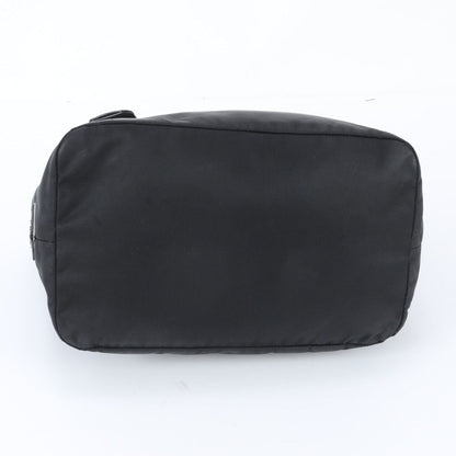 Prada Tessuto Nylon Triangle Logo Reversible Leather 2-Way Shoulder Bag — view 6