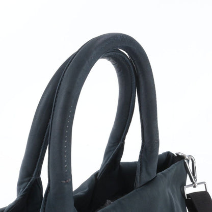 Prada Tessuto Nylon Triangle Logo Reversible Leather 2-Way Shoulder Bag — view 2