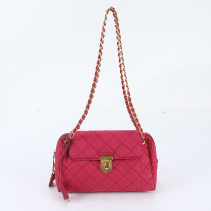 Prada White Tag Quilted Leather 2-Way Chain Shoulder Bag Crossbody — view 2