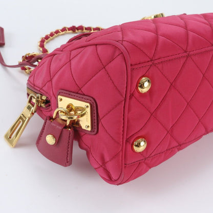 Prada White Tag Quilted Leather 2-Way Chain Shoulder Bag Crossbody — view 7