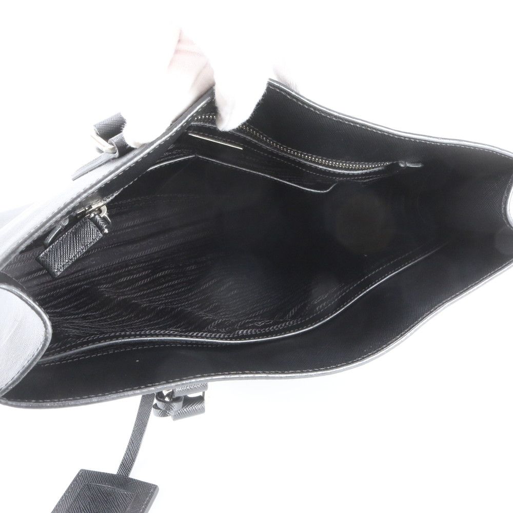 Prada Saffiano Leather Tote Shoulder Business — view 7