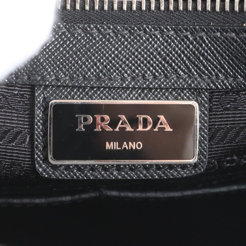 Prada Saffiano Leather Tote Shoulder Business — view 8