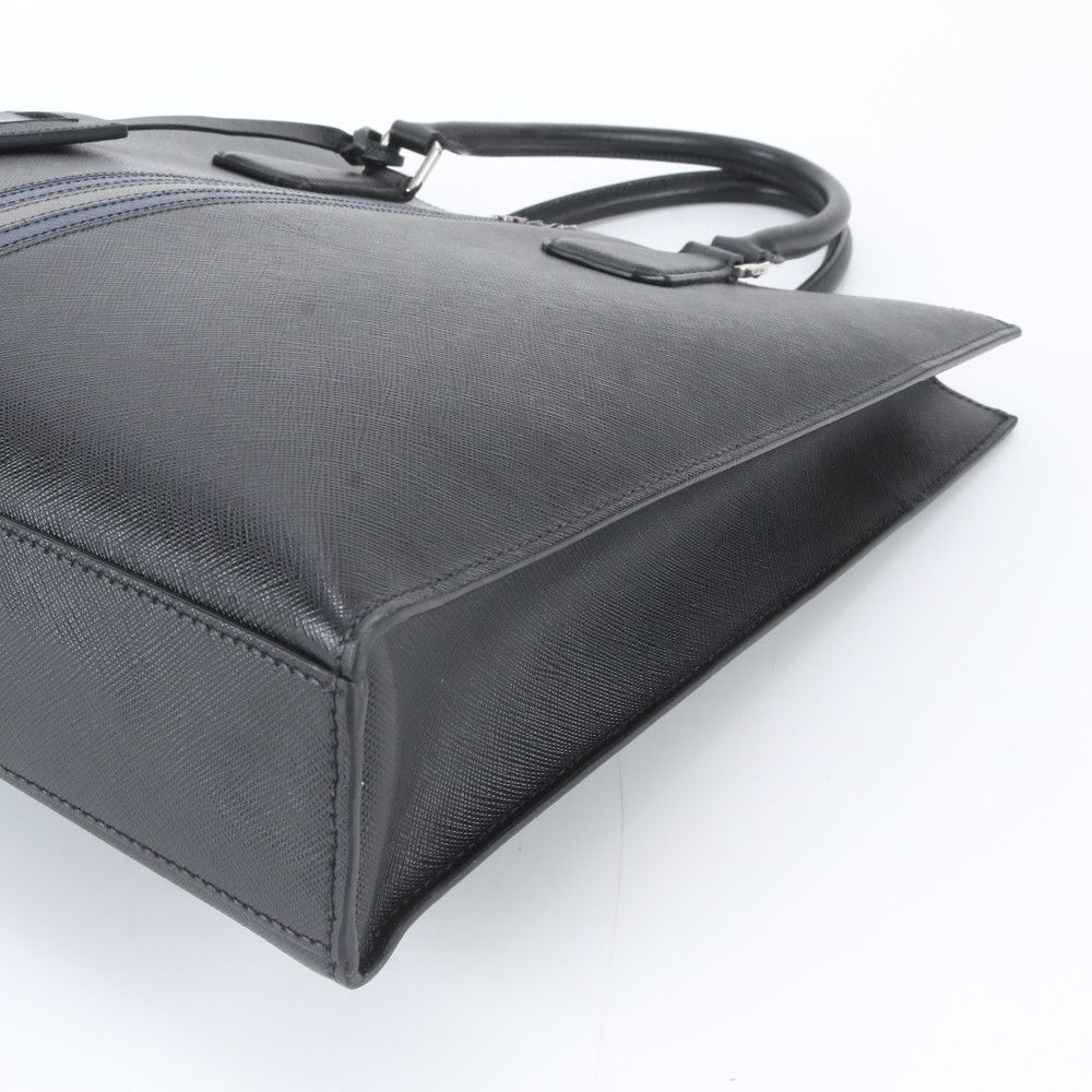 Prada Saffiano Leather Tote Shoulder Business — view 4