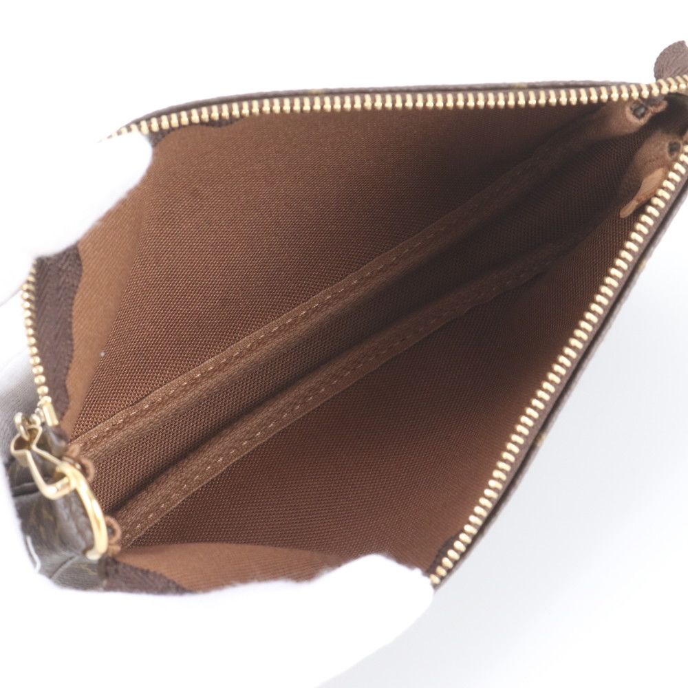 Louis Vuitton Monogram Mini Pochette Accessoires Leather Handbag Tote — view 7