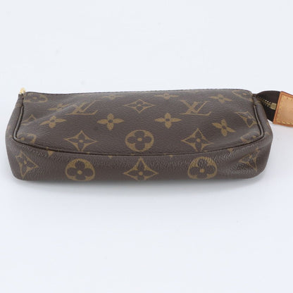 Louis Vuitton Monogram Mini Pochette Accessoires Leather Handbag Tote — view 6