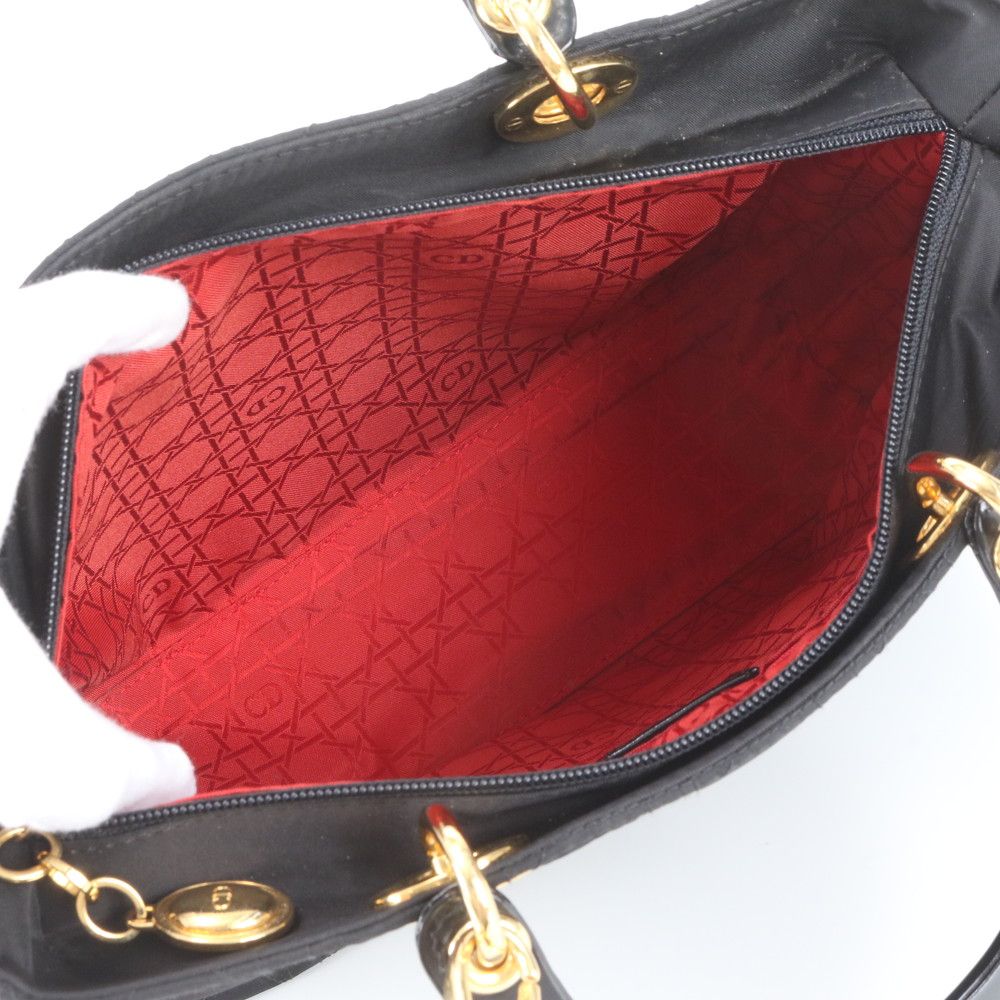 Dior Cannage Leather 2-Way Shoulder Bag — view 8