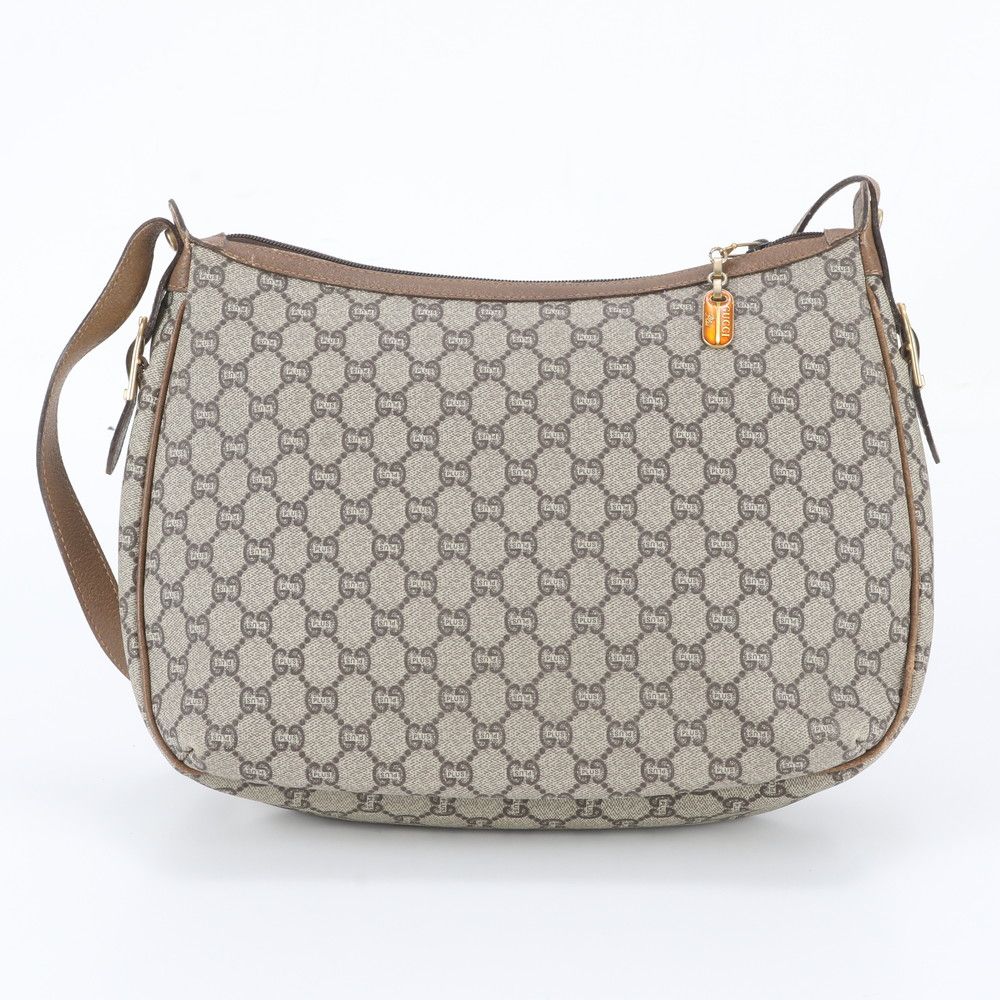Gucci Vintage GG Plus Leather Shoulder Bag — view 3