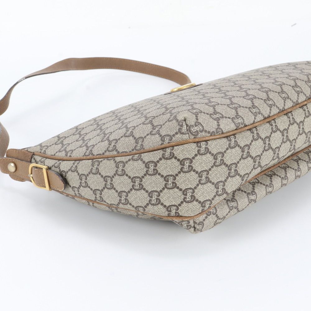 Gucci Vintage GG Plus Leather Shoulder Bag — view 5