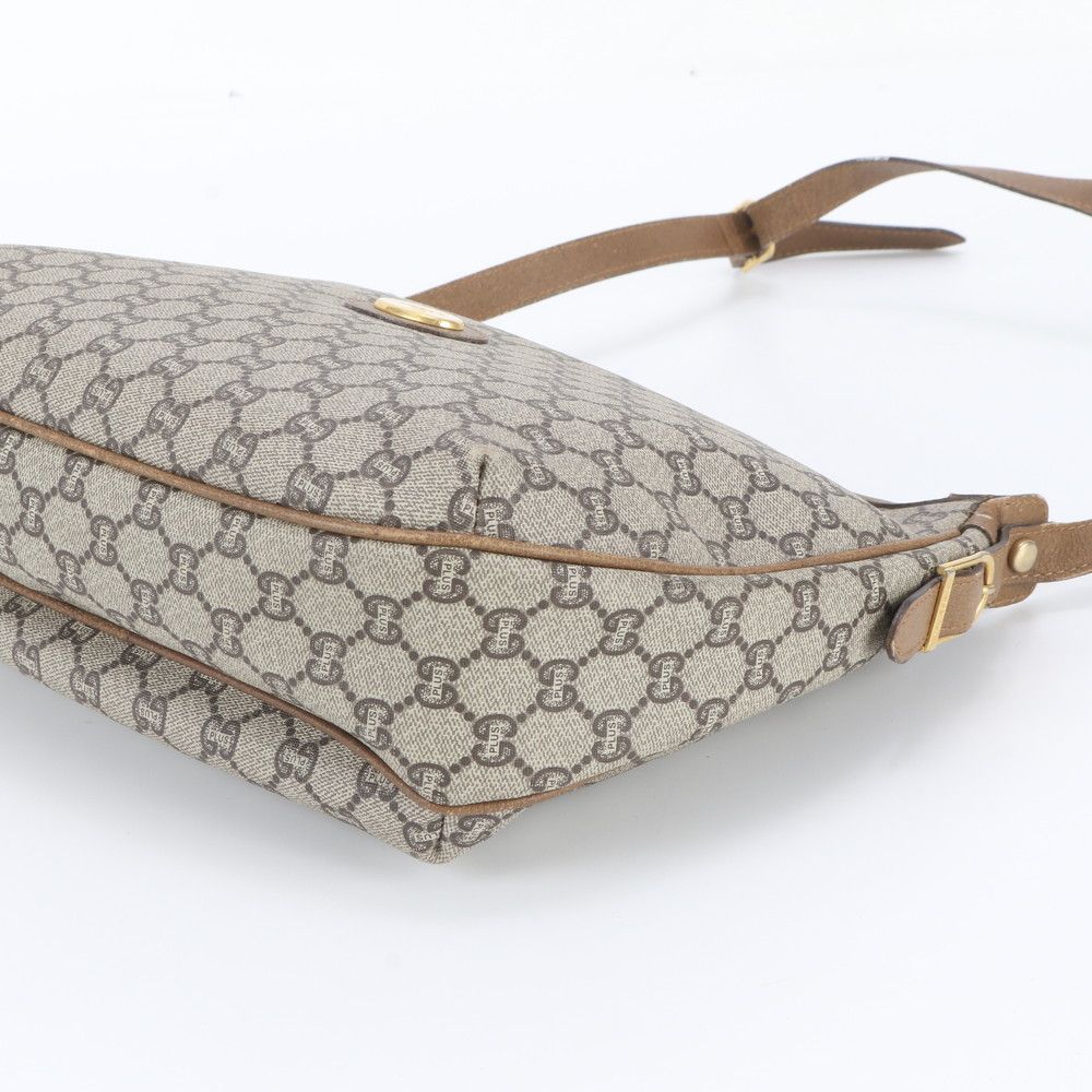 Gucci Vintage GG Plus Leather Shoulder Bag — view 4