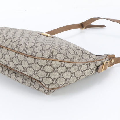 Gucci Vintage GG Plus Leather Shoulder Bag — view 4