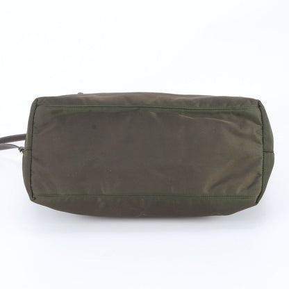 Prada Tessuto Nylon Leather 2-Way Shoulder Bag Crossbody — view 7