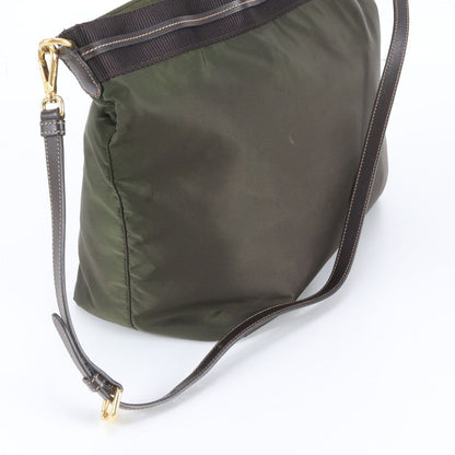 Prada Tessuto Nylon Leather 2-Way Shoulder Bag Crossbody — view 3
