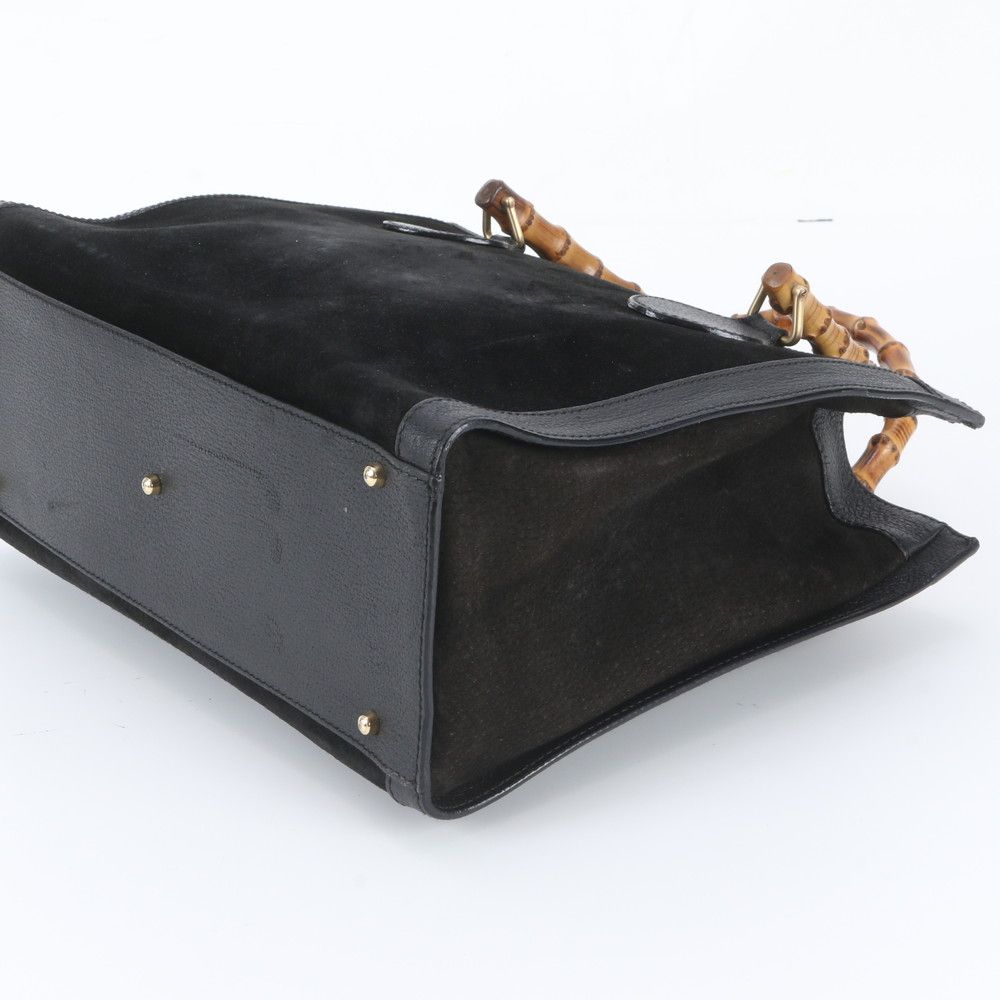 Gucci Vintage Bamboo 0 Leather Tote Diana — view 4
