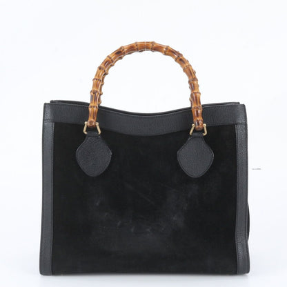Gucci Vintage Bamboo 0 Leather Tote Diana — view 3