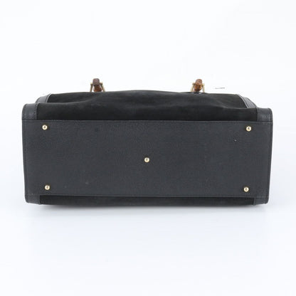 Gucci Vintage Bamboo 0 Leather Tote Diana — view 6