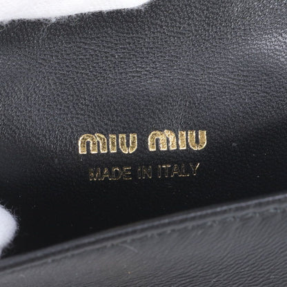 Miu Miu Airpods Wireless Earphones Case Chain Shoulder Leather Pouch — view 8