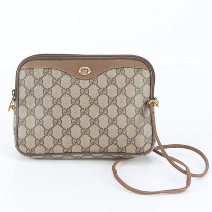 Gucci Vintage GG Supreme Leather Shoulder Bag