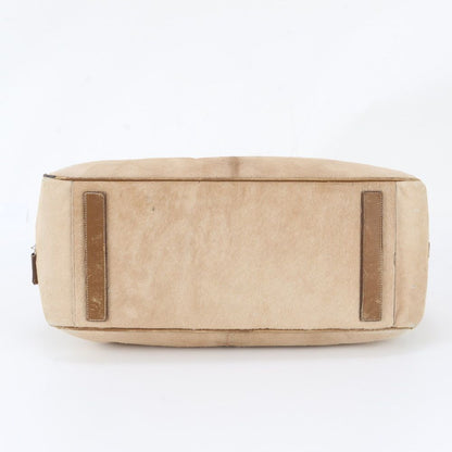 Prada White Tag with Calf Hair Leather Boston Bag — view 6