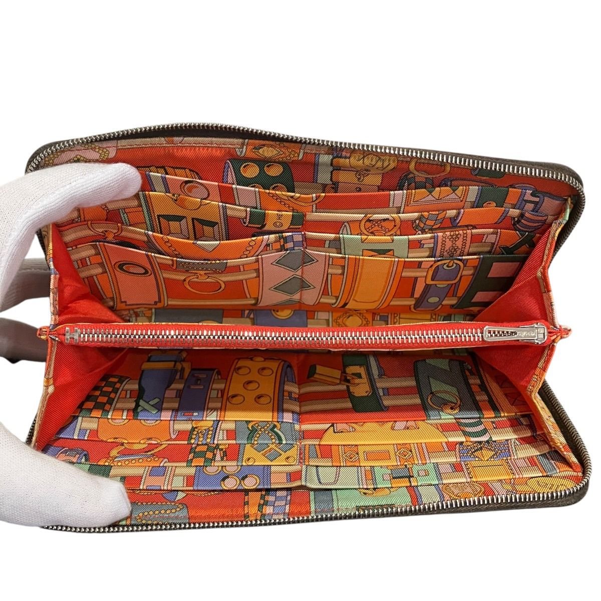 Hermes Azap Silk'in Wallet Veau Epsom — view 3