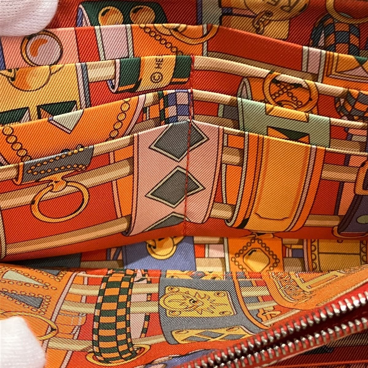 Hermes Azap Silk'in Wallet Veau Epsom — view 8