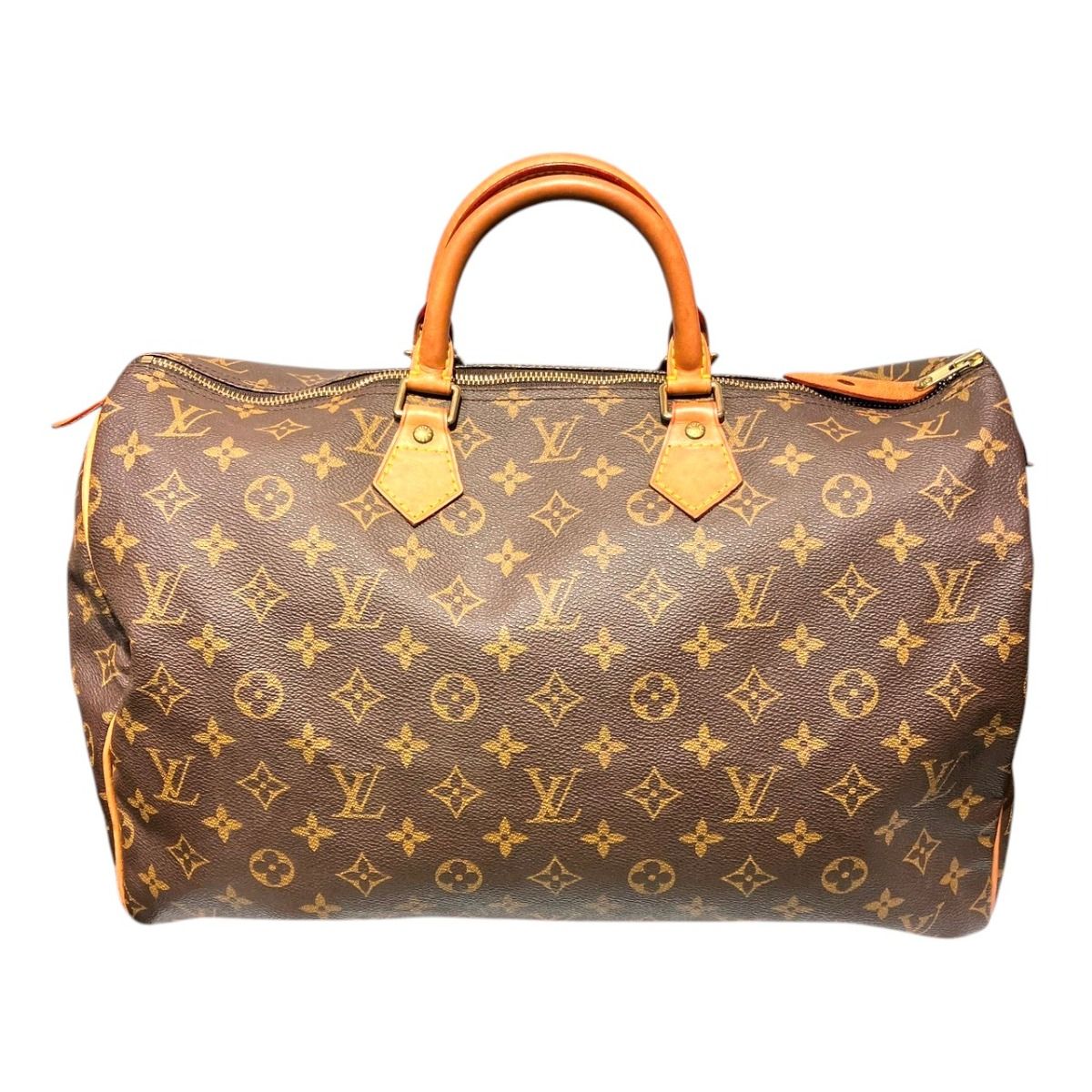 Louis Vuitton Speedy 40 Monogram Line Handbag Canvas
