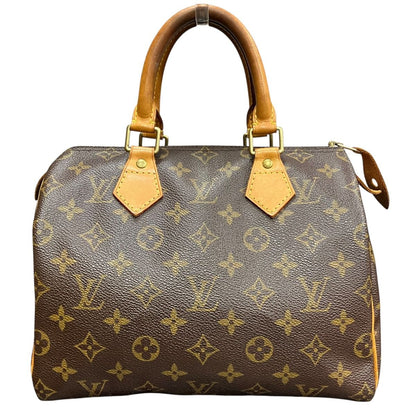 Louis Vuitton Speedy 25 Monogram Handbag Canvas
