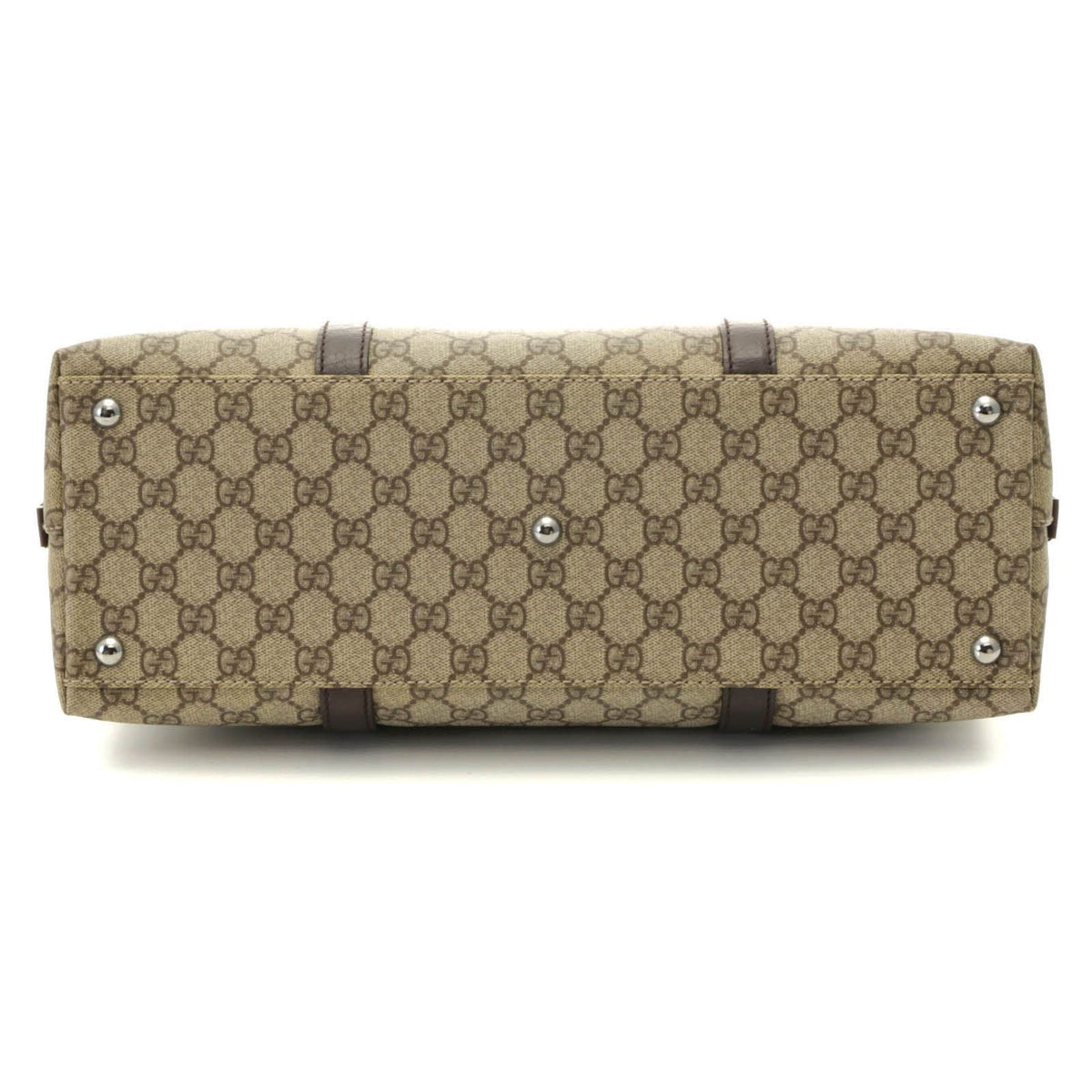 Gucci GG Supreme Handbag Beige Dark Brown — view 3