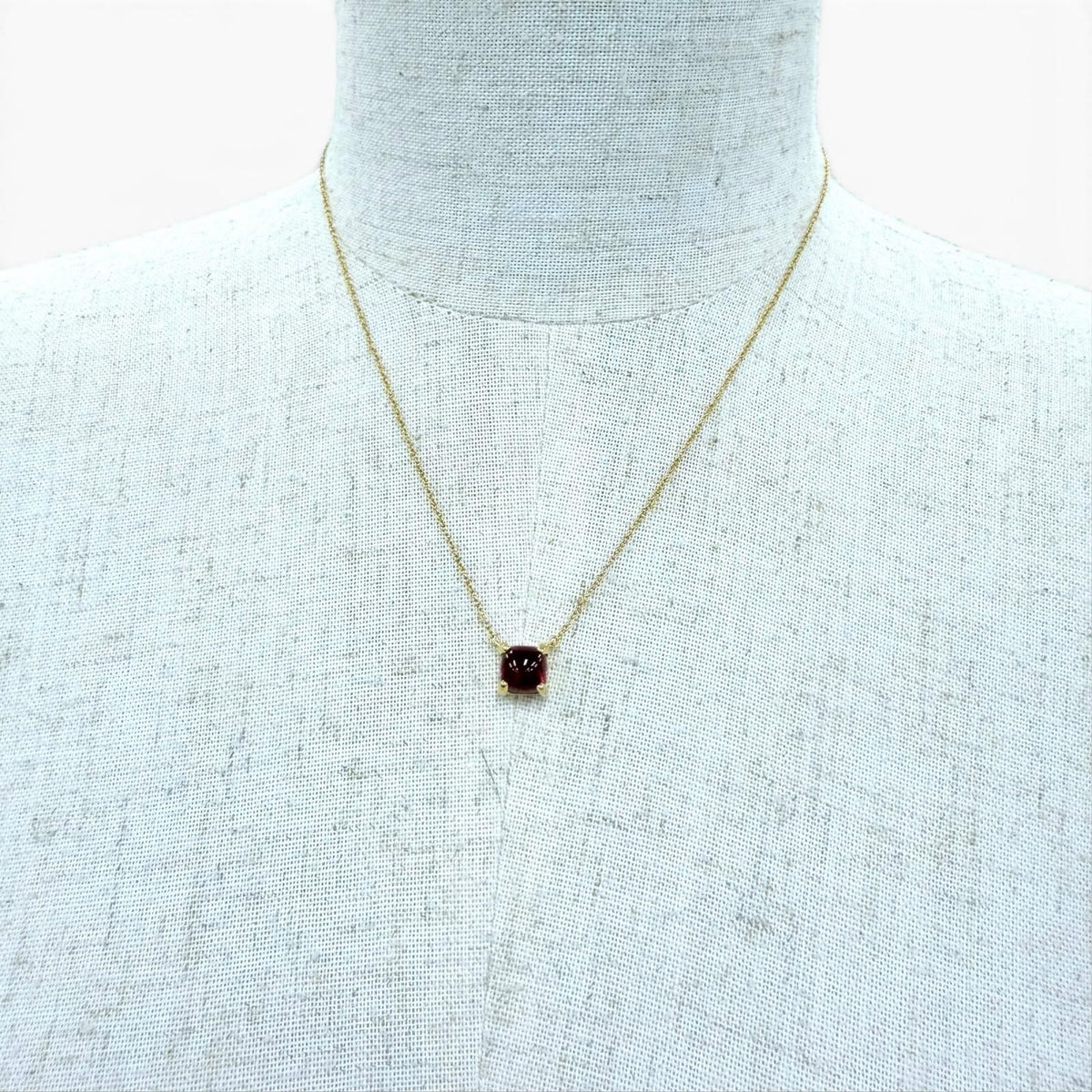 Tiffany & Co Sugar Stack Tourmaline Necklace Yellow Gold Pink — view 3