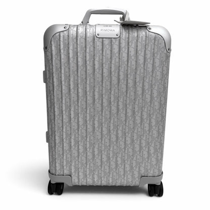 Dior Rimowa Homme Oblique Cabin Al Mini Um Carry Case Suitcase Silver Travel Bag