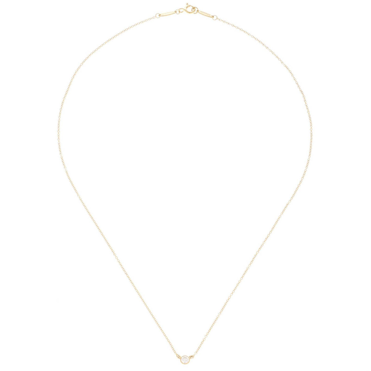Tiffany & Co by the Yard Necklace 18k Yellow Gold Diamond — view 2