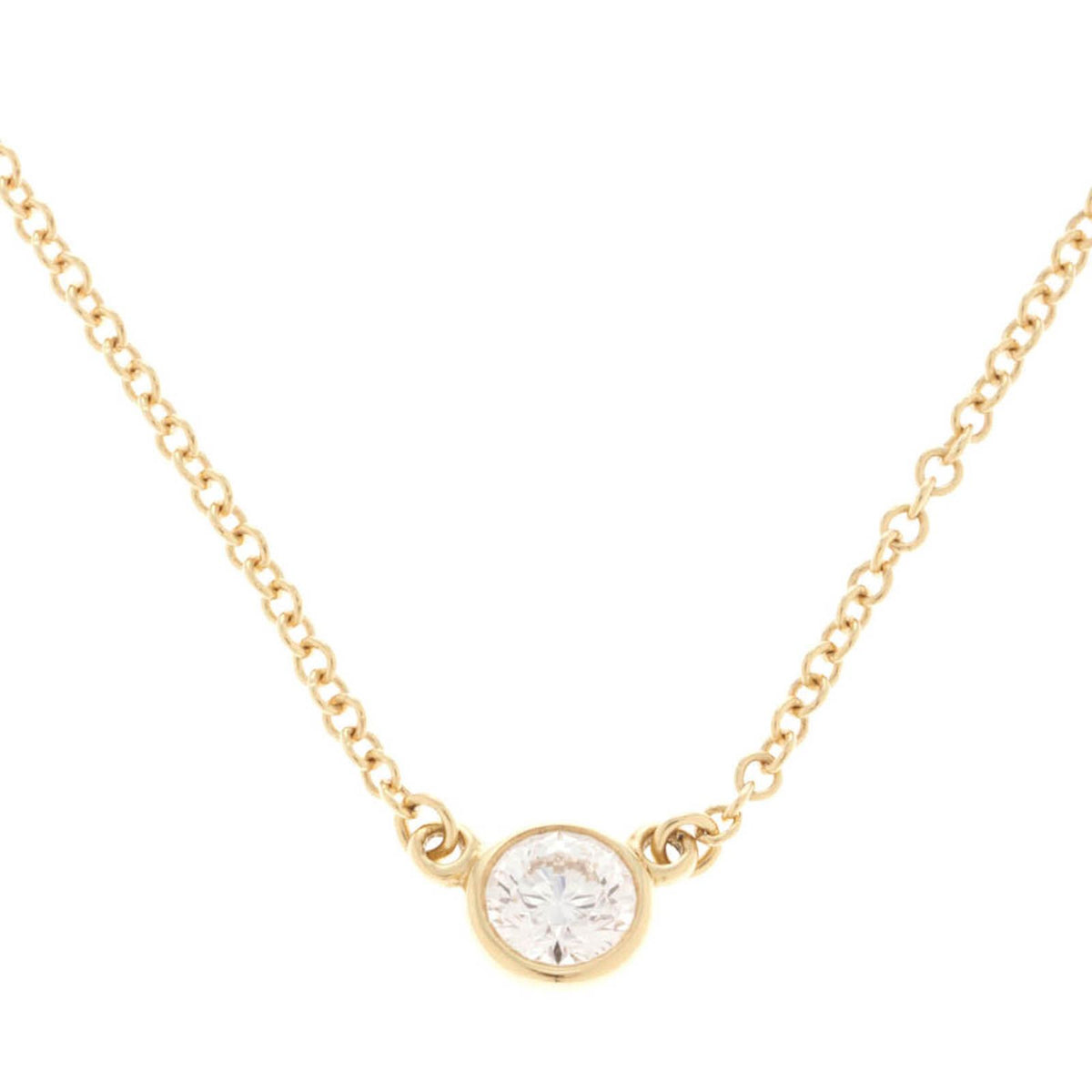Tiffany & Co by the Yard Necklace 18k Yellow Gold Diamond