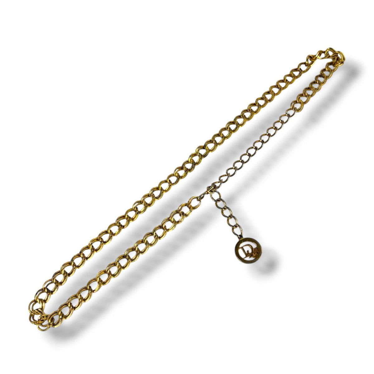 Dior Vintage Chain Belt Gold — view 3