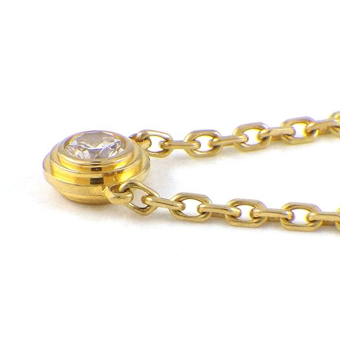 Cartier Necklace D'amour Mini Model XS Diamants Legers Diamond 18k Yellow Gold — view 2
