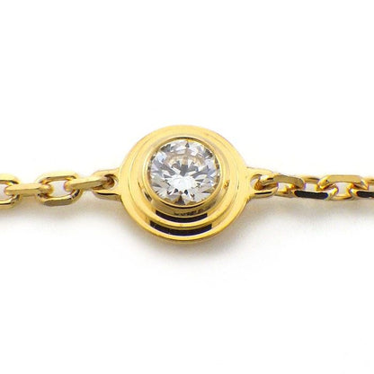 Cartier Bracelet D'amour Mini Model XS Diamants Legers Diamond 18k Yellow Gold — view 2