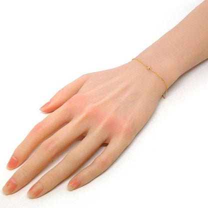 Cartier Bracelet D'amour Mini Model XS Diamants Legers Diamond 18k Yellow Gold — view 5