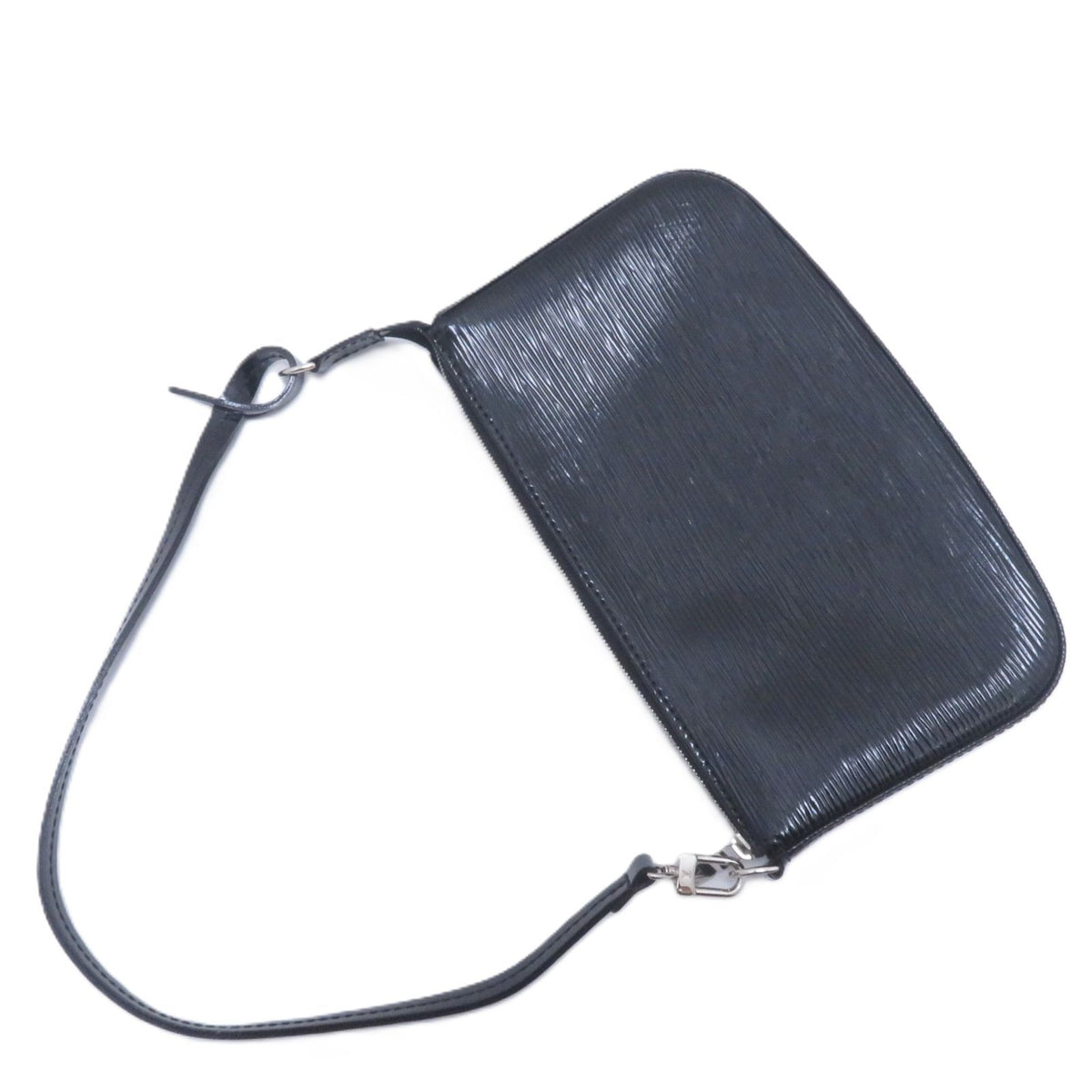 Louis Vuitton Pochette Accessoires Epi Electric Noir Handbag Black — view 4