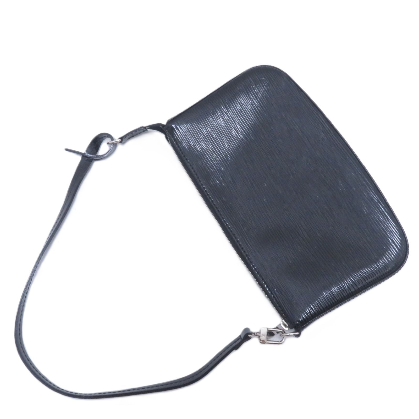 Louis Vuitton Pochette Accessoires Epi Electric Noir Handbag Black — view 4